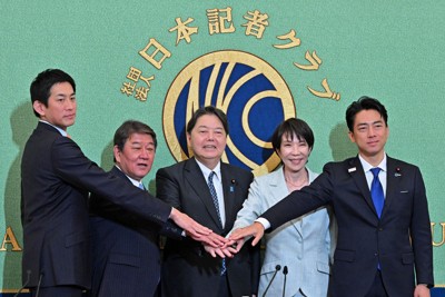 次の総裁、各党支持層別の順位は？　小泉氏らトップ逆転も　世論調査