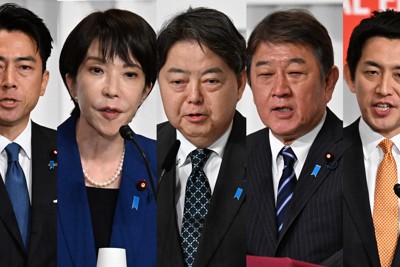 自民総裁選　小泉氏先行、高市氏追う　決選投票公算大　毎日新聞調査